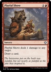 Playful Shove - Foil